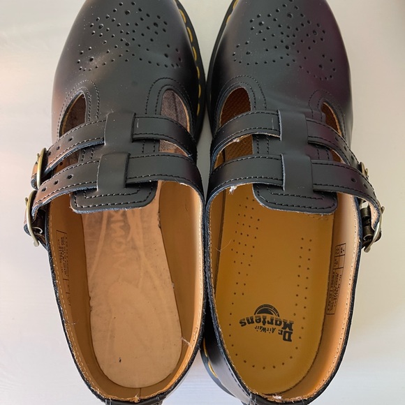 DR MARTENS 8065 SMOOTH LEATHER MARY JANE SHOES - Picture 3 of 7